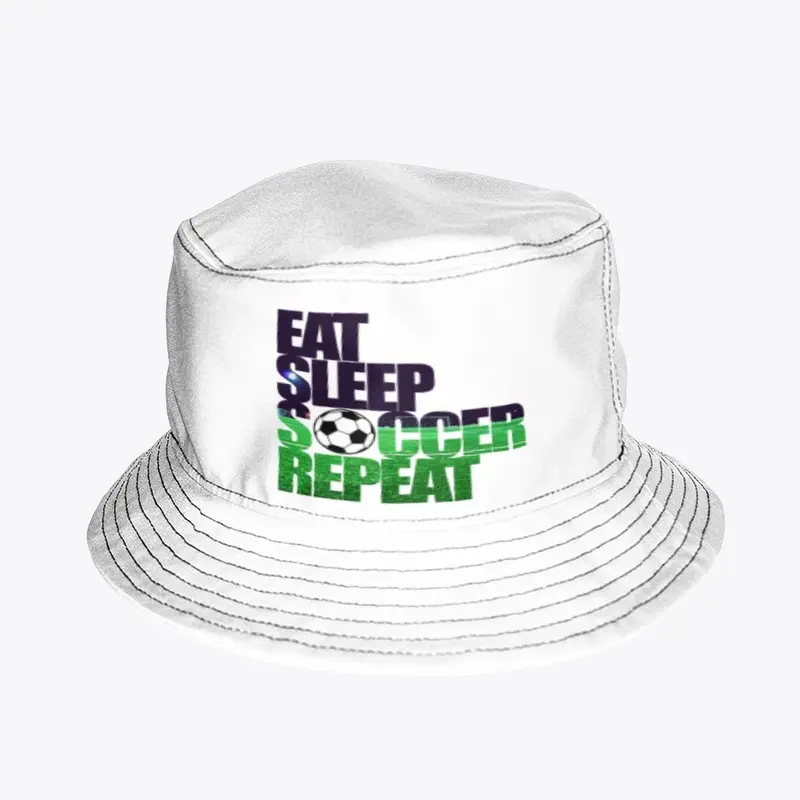 Eat Sleep Soccer Repeat Funny Quote